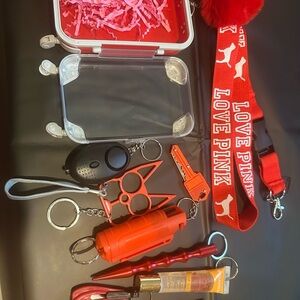 Red Self-Defense Suitcase